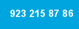 923 215 87 86 923 215 87 86